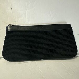 The Sak Wallet Pouch Elliot‎ Lucca Black with Black Leather Trim